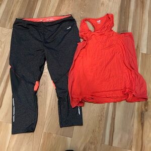 Avis women’s workout leggings and tank size XL/XXXL